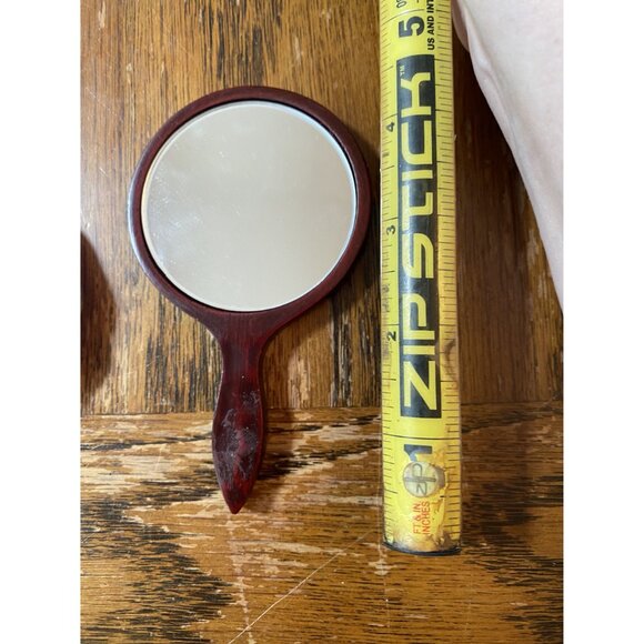 Vintage Handheld & Compact Mirrors Set Goderings Silver Art Co Rose Mirror - Picture 5 of 10